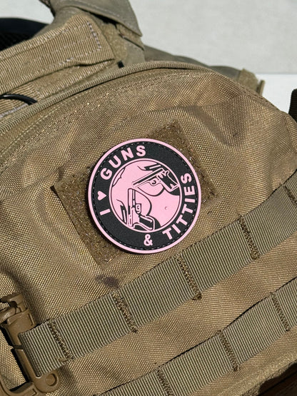 Guns and Titties (PVC) Morale Patch