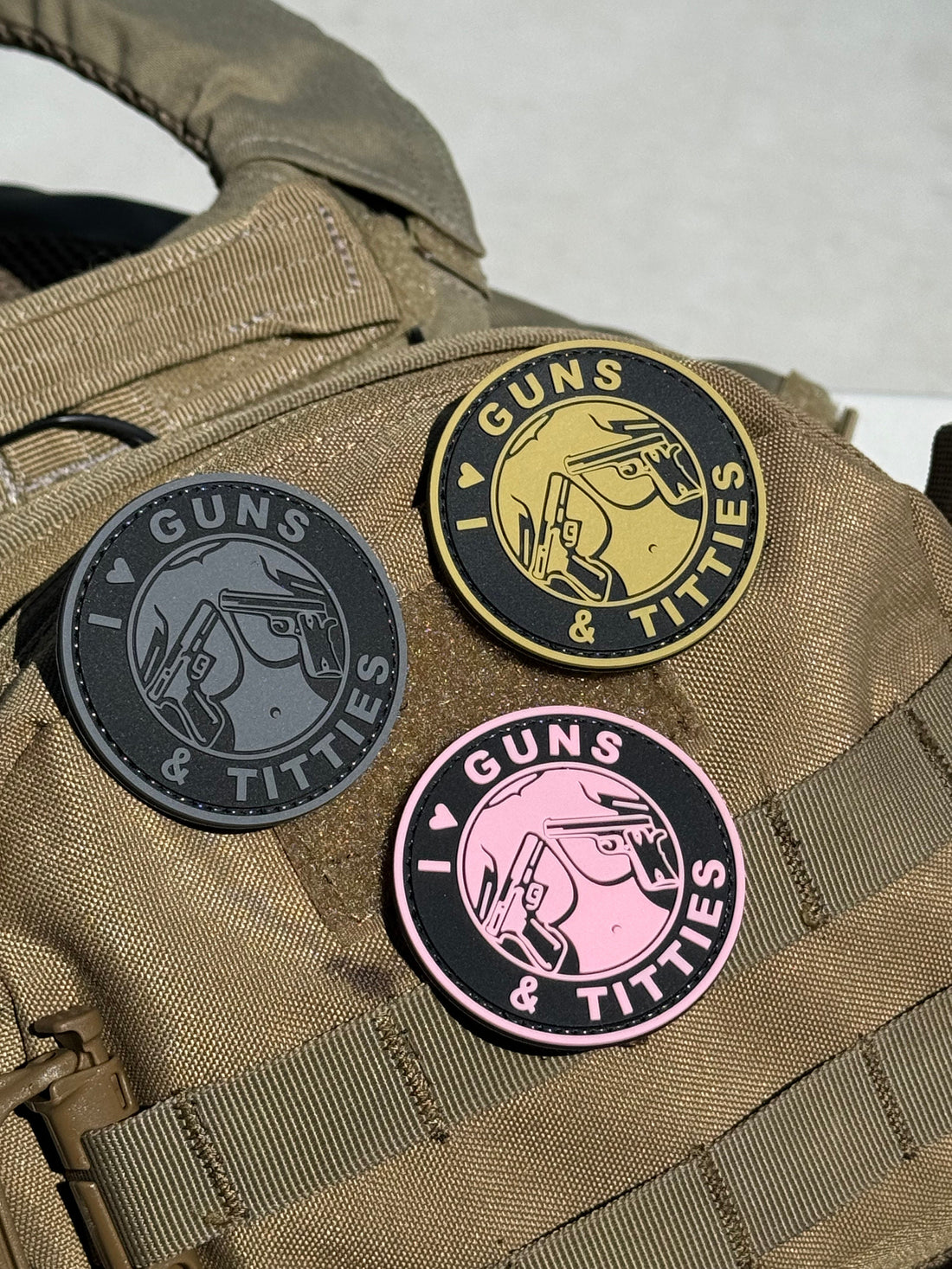 Guns and Titties (PVC) Morale Patch