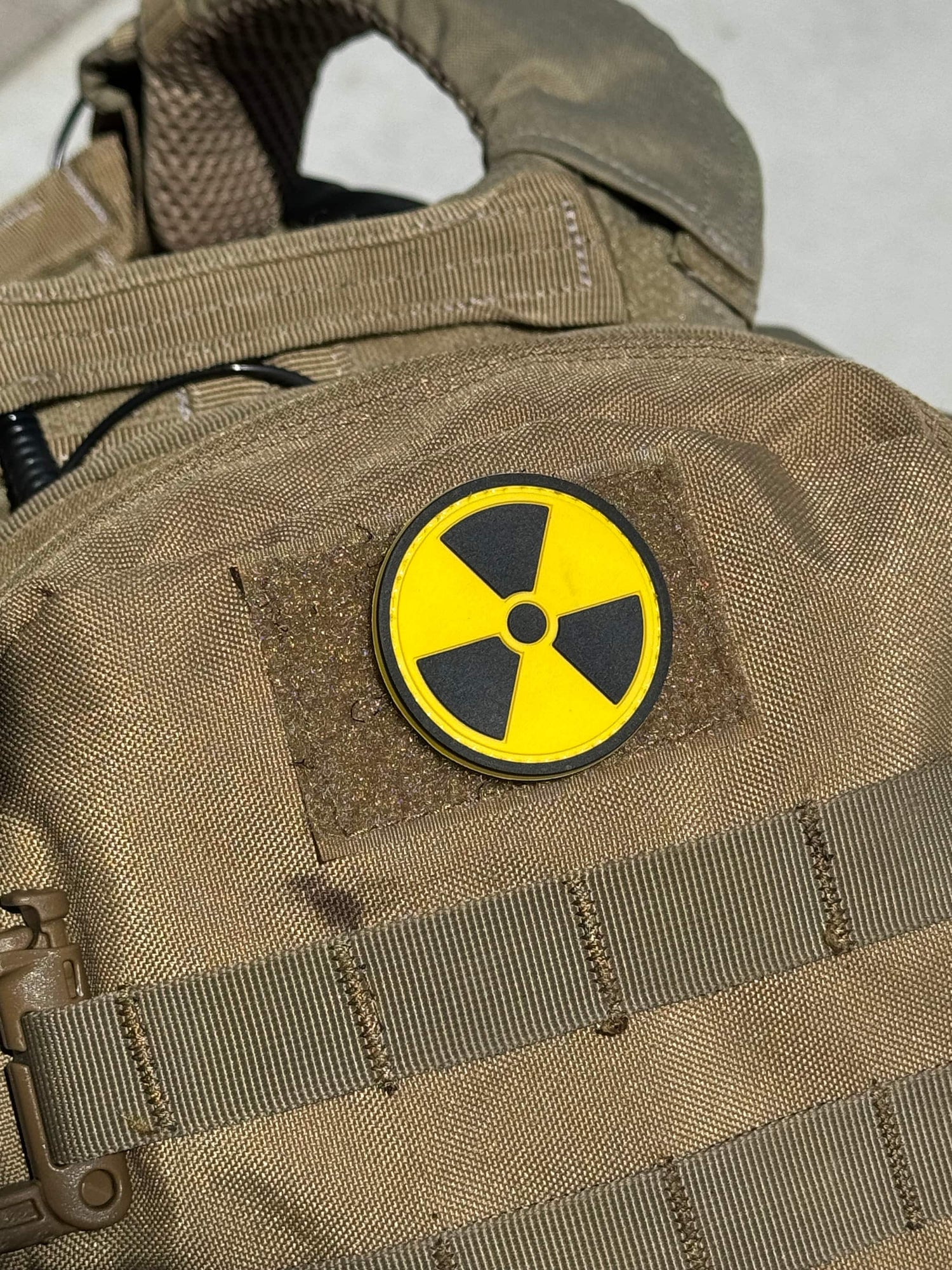 Radioactive Nuclear (PVC) Morale Patch