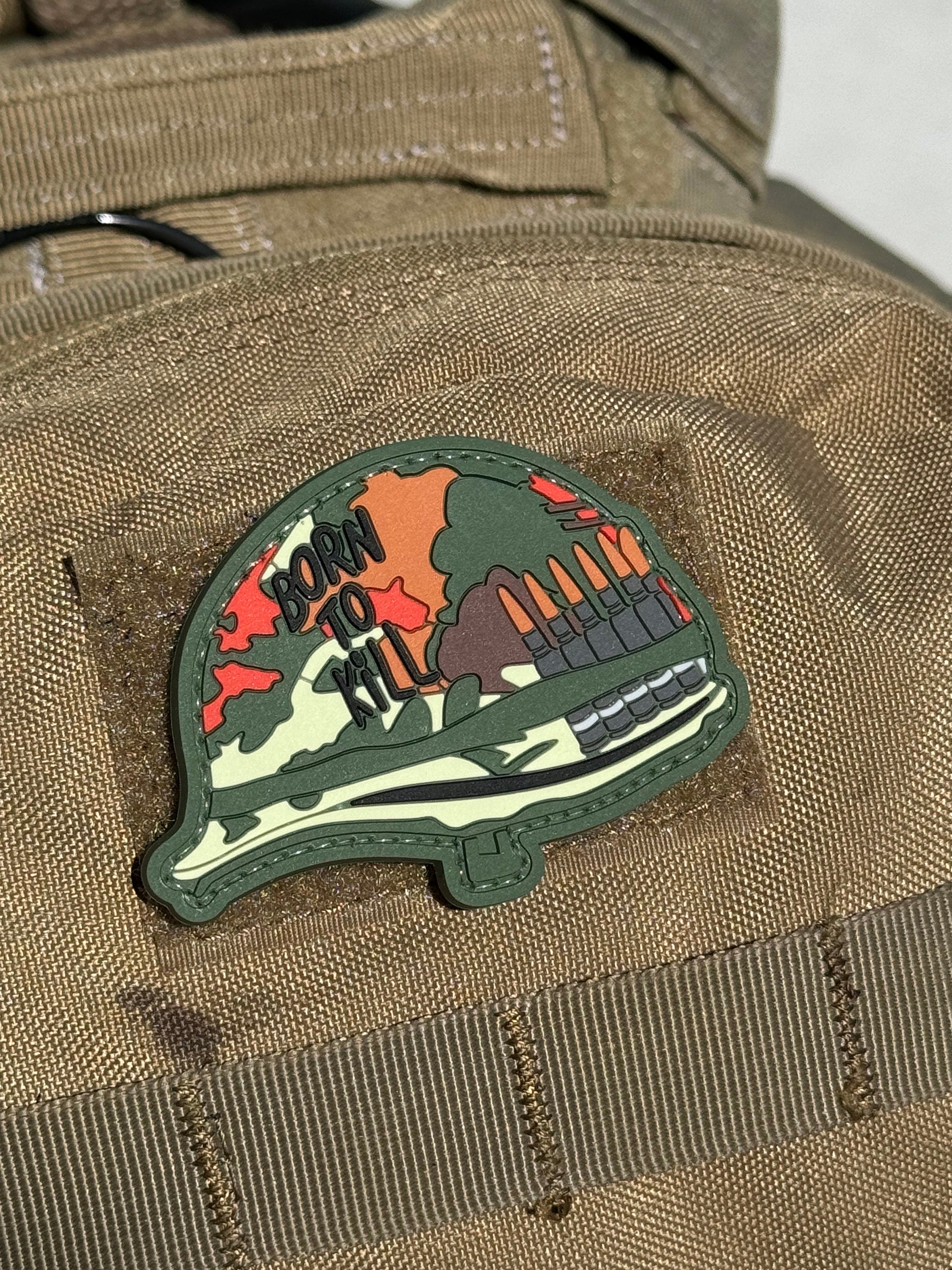 Born To Kill Helmet (PVC) Morale Patch