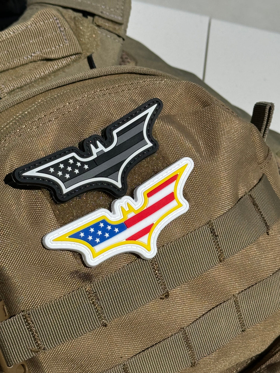 Batman US Flag Emblem (PVC) Morale Patch