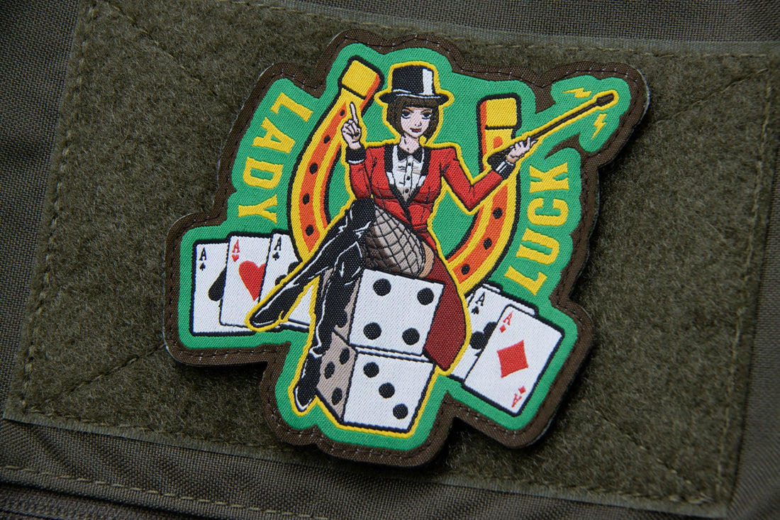 Lady Luck - Embroidered Morale Patch