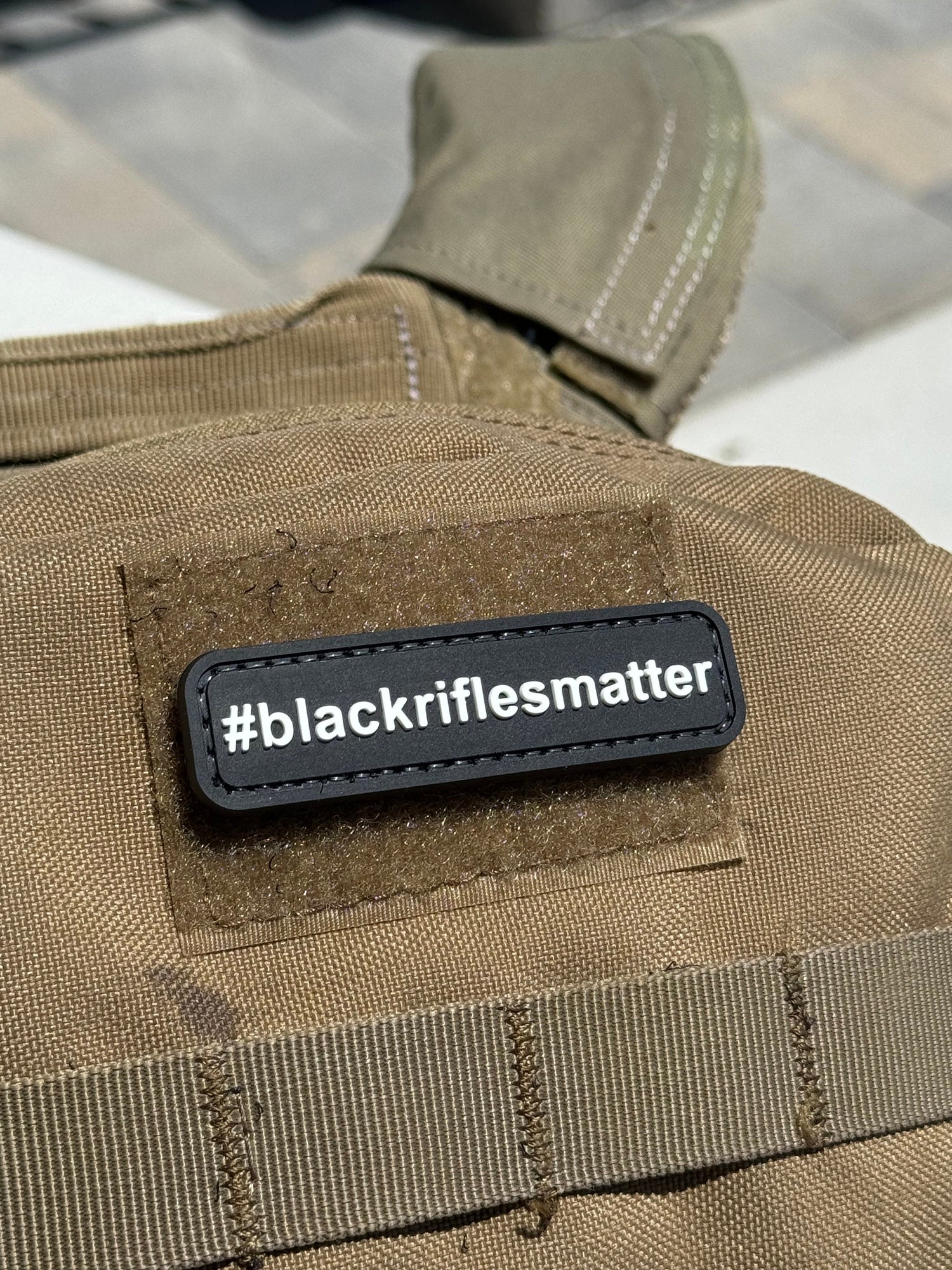 Black Rifles Matter (PVC) Morale Patch