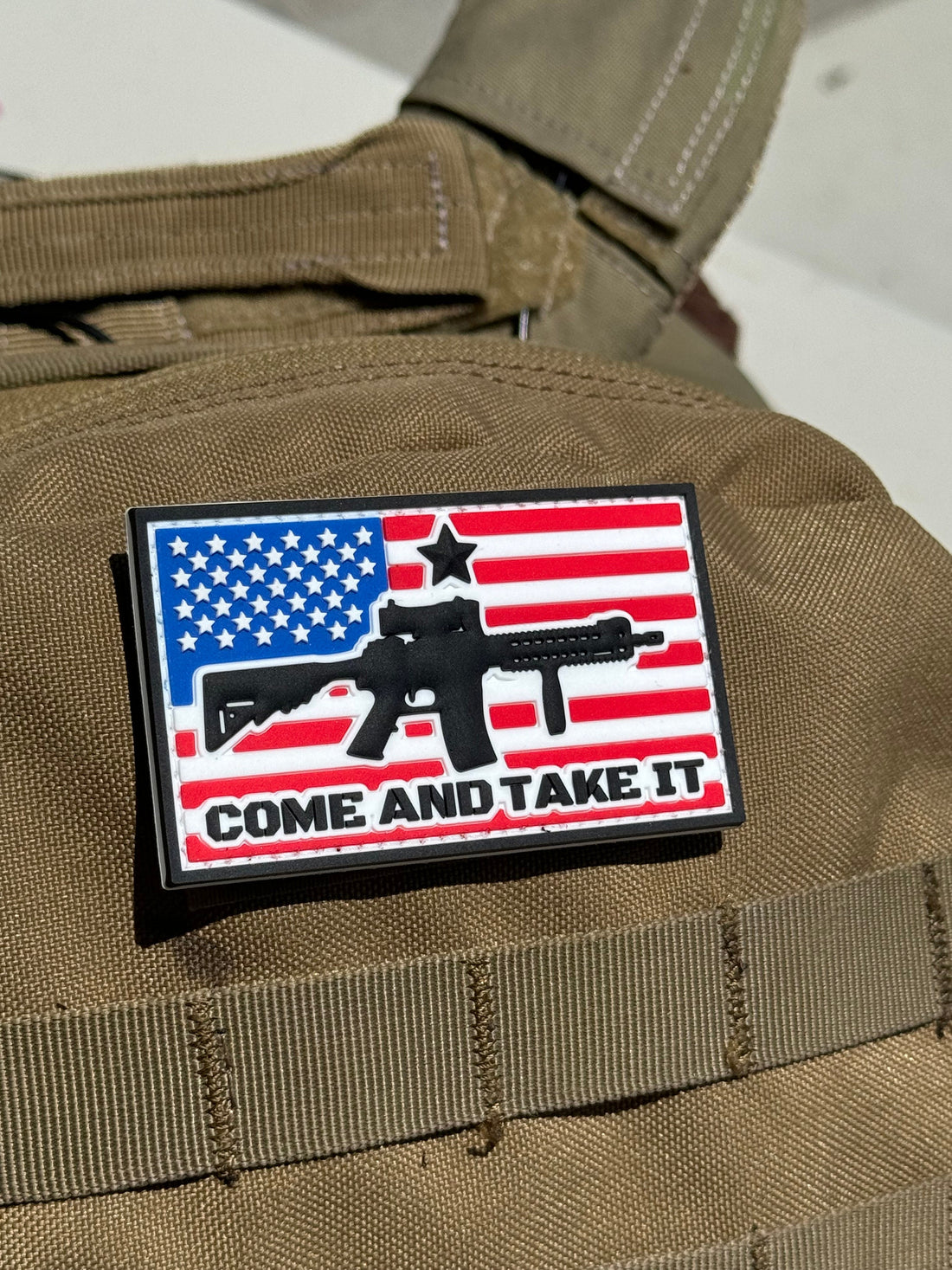 Come And Take It Rifle Flag (PVC) Morale Patch