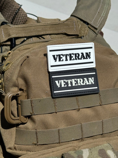 Veteran Large Tab (PVC) Morale Patch