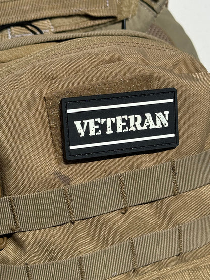 Veteran Large Tab (PVC) Morale Patch