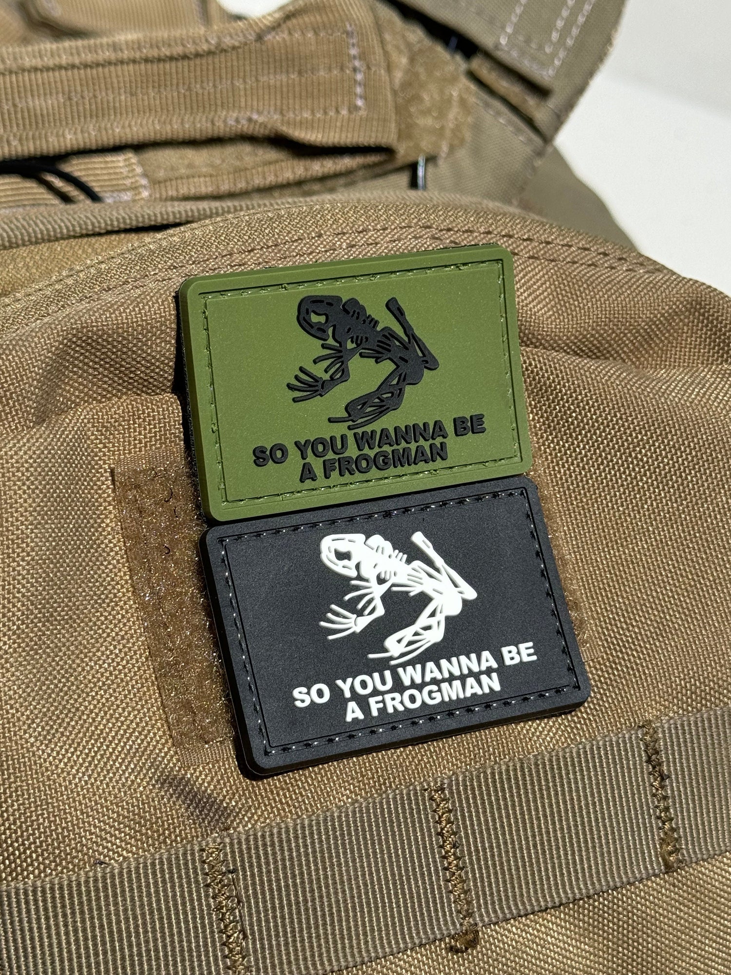 So... You Wanna Be A Frogman? (PVC) Morale Patch