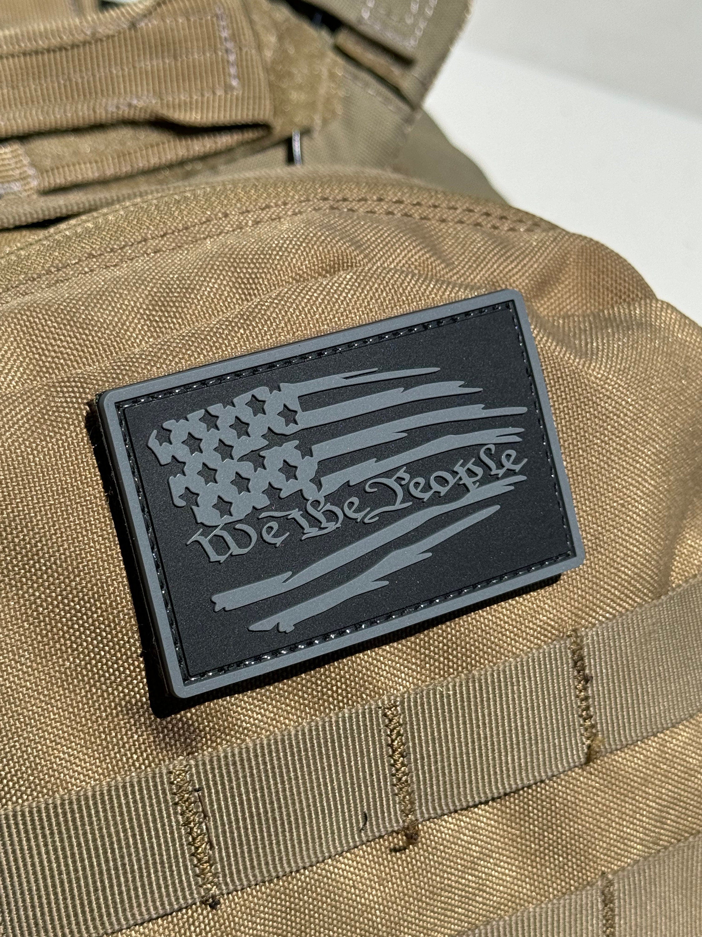 We The People Weathered US Flag (PVC) Morale Patch