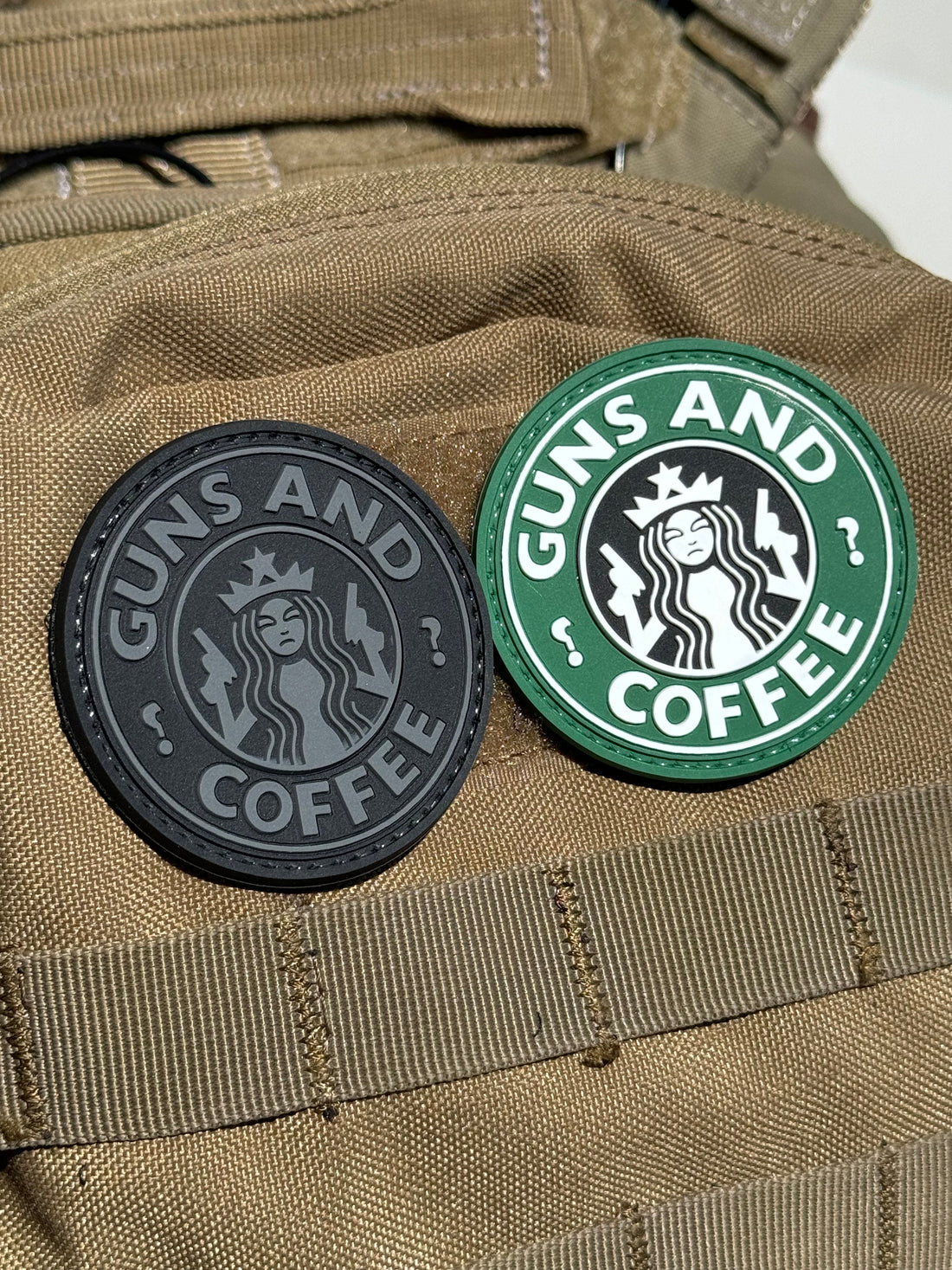 Guns and Coffee - (PVC) Morale Patch