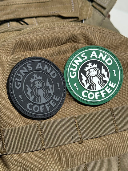 Guns and Coffee - (PVC) Morale Patch