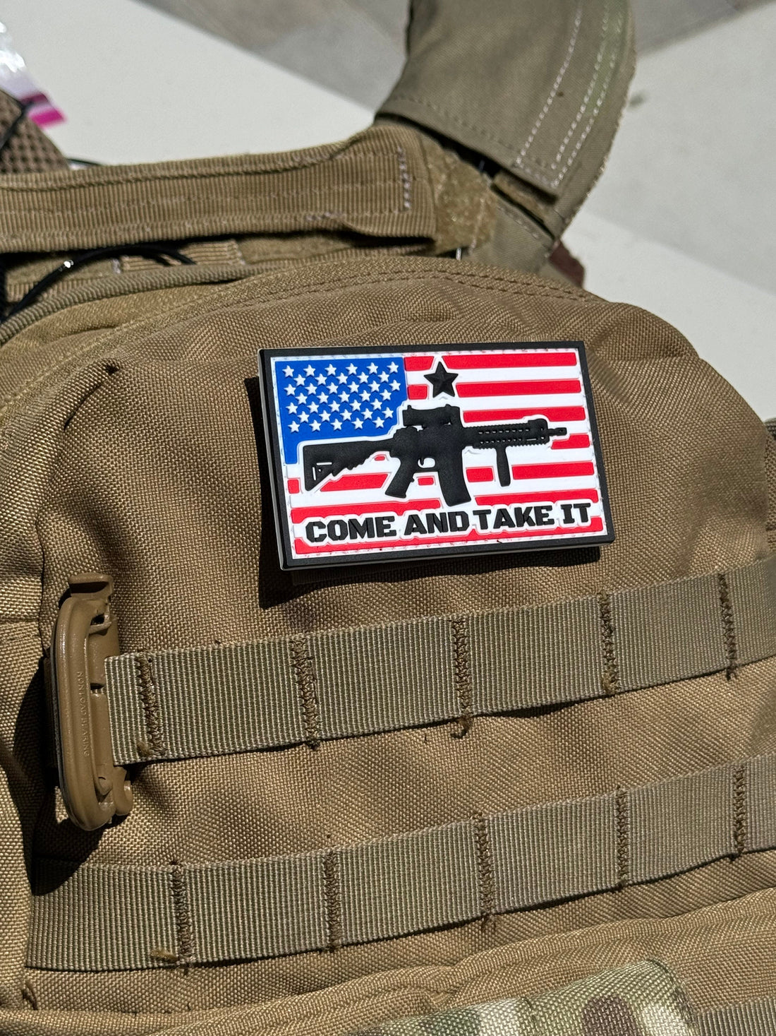 Come And Take It Rifle Flag (PVC) Morale Patch