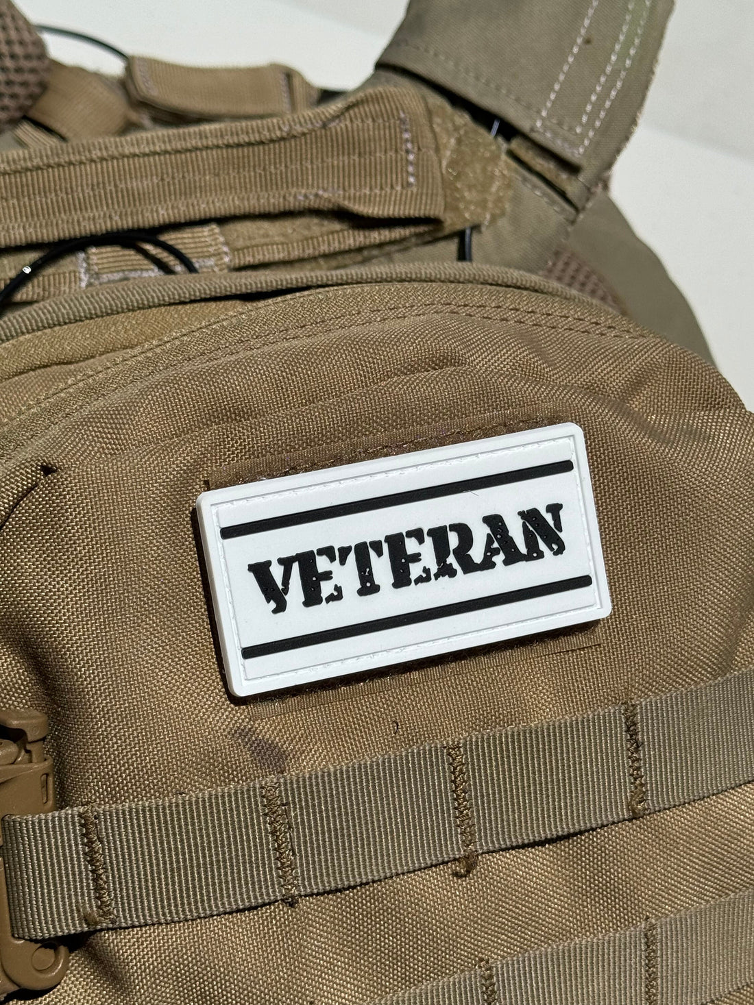 Veteran Large Tab (PVC) Morale Patch