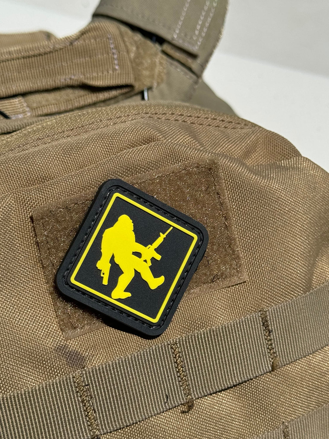 Bigfoot Crossing W/ Rifle and Pistol (PVC) Morale Patch