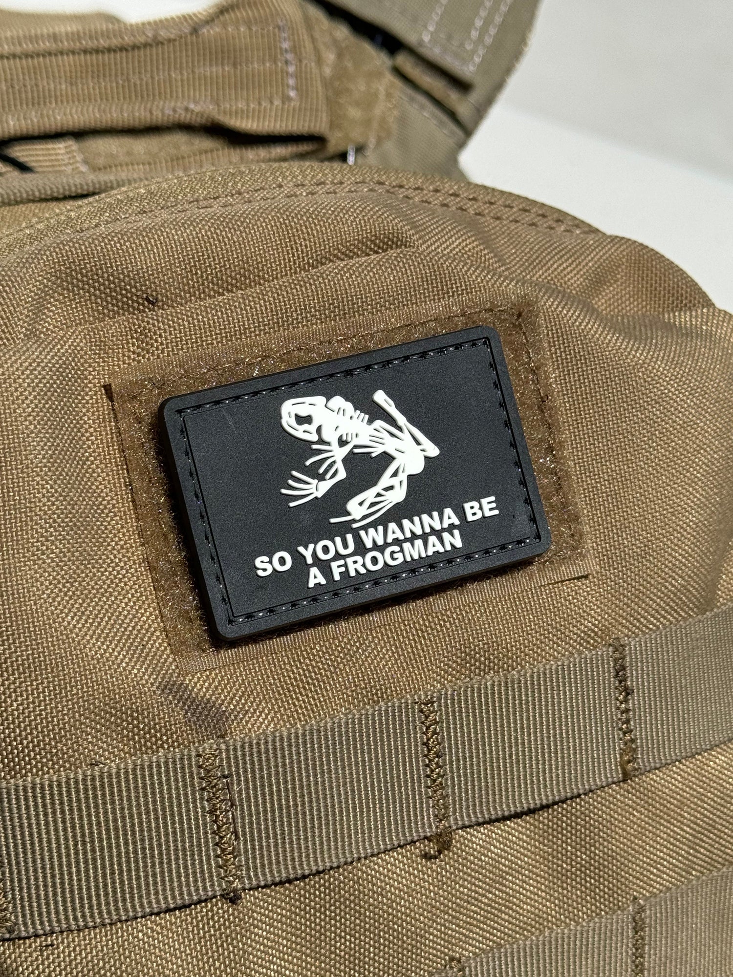 So... You Wanna Be A Frogman? (PVC) Morale Patch