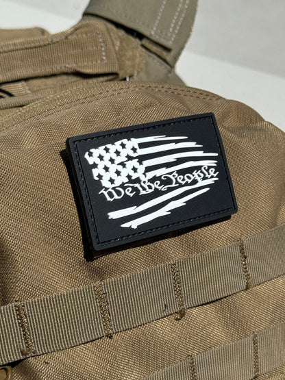 We The People Weathered US Flag (PVC) Morale Patch