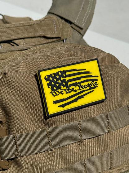 We The People Weathered US Flag (PVC) Morale Patch