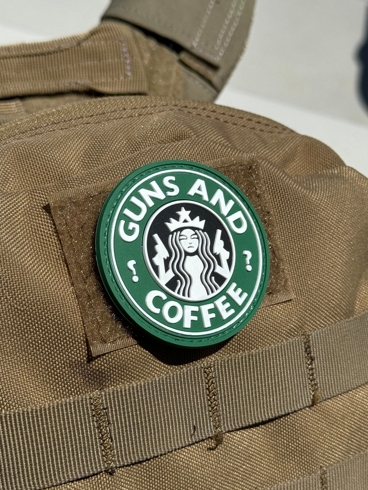 Guns and Coffee - (PVC) Morale Patch